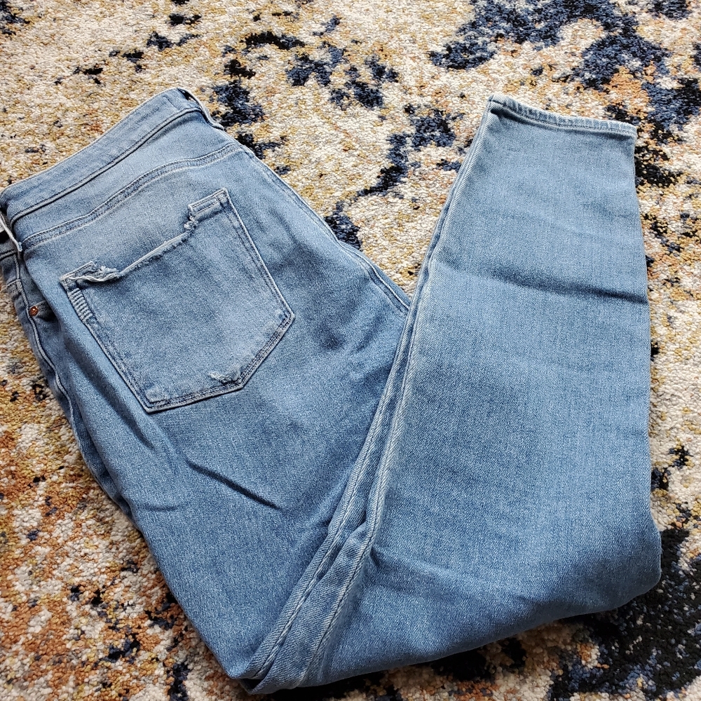 Paige Cheeky Ankle Ultra High Rise‎ Jean